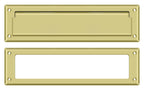 Deltana - Mail Slot 13-1/8" with Interior Frame - Bright Brass
