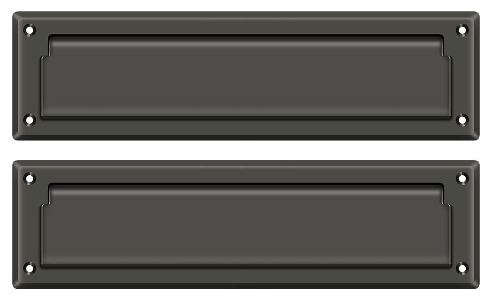 Deltana - Mail Slot 13-1/8" with Interior Flap - Oil Rubbed Bronze