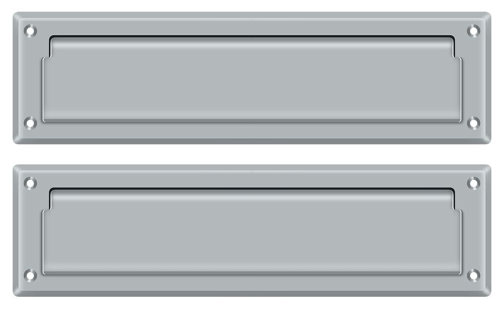 Deltana - Mail Slot 13-1/8" with Interior Flap - Satin Chrome