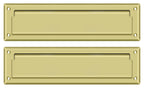 Deltana - Mail Slot 13-1/8" with Interior Flap - Bright Brass