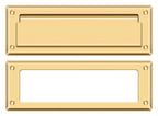 Deltana - Mail Slot 8-7/8" with Interior Frame - Lifetime Brass