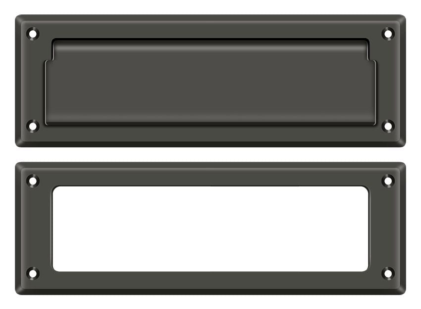Deltana MS626U10B Mail Slot 8-7/8" with Interior Frame; Oil Rubbed Bronze Finish Main image