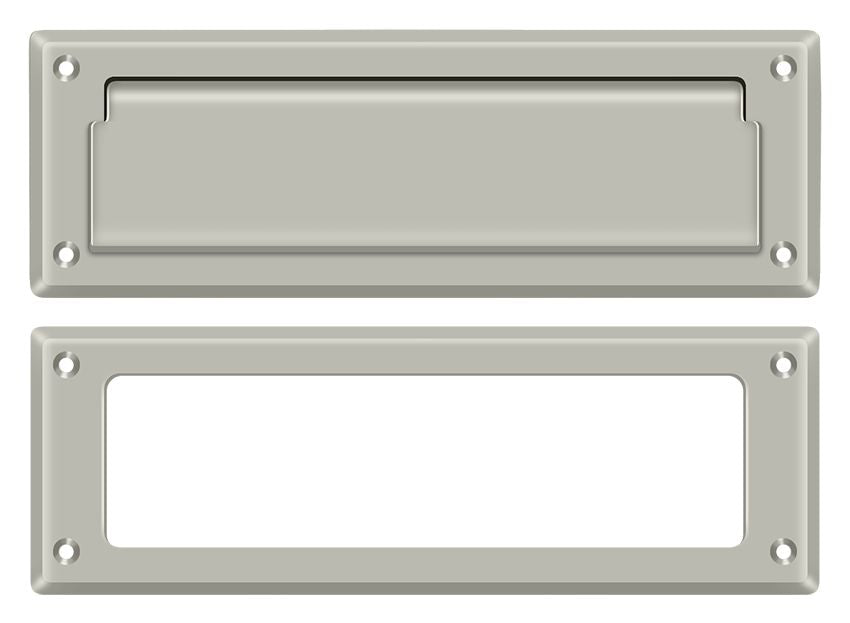 Deltana - Mail Slot 8-7/8" with Interior Frame - Satin Nickel