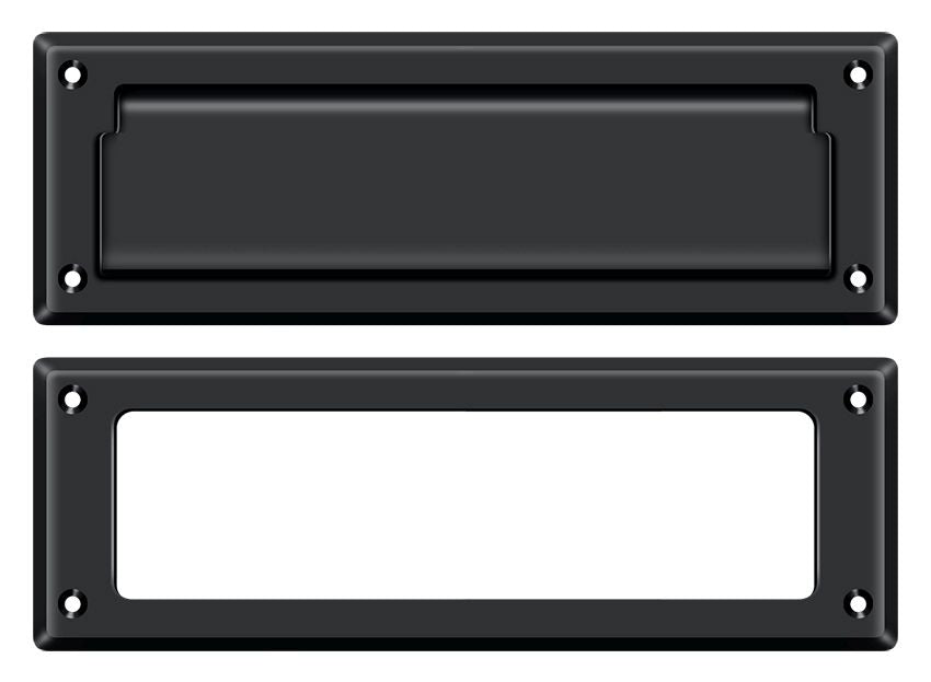 Deltana MS626U19 Mail Slot 8-7/8" with Interior Frame; Black Finish