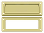 Deltana - Mail Slot 8-7/8" with Interior Frame - Bright Brass