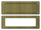 Deltana - Mail Slot 8-7/8" with Interior Frame - Antique Brass
