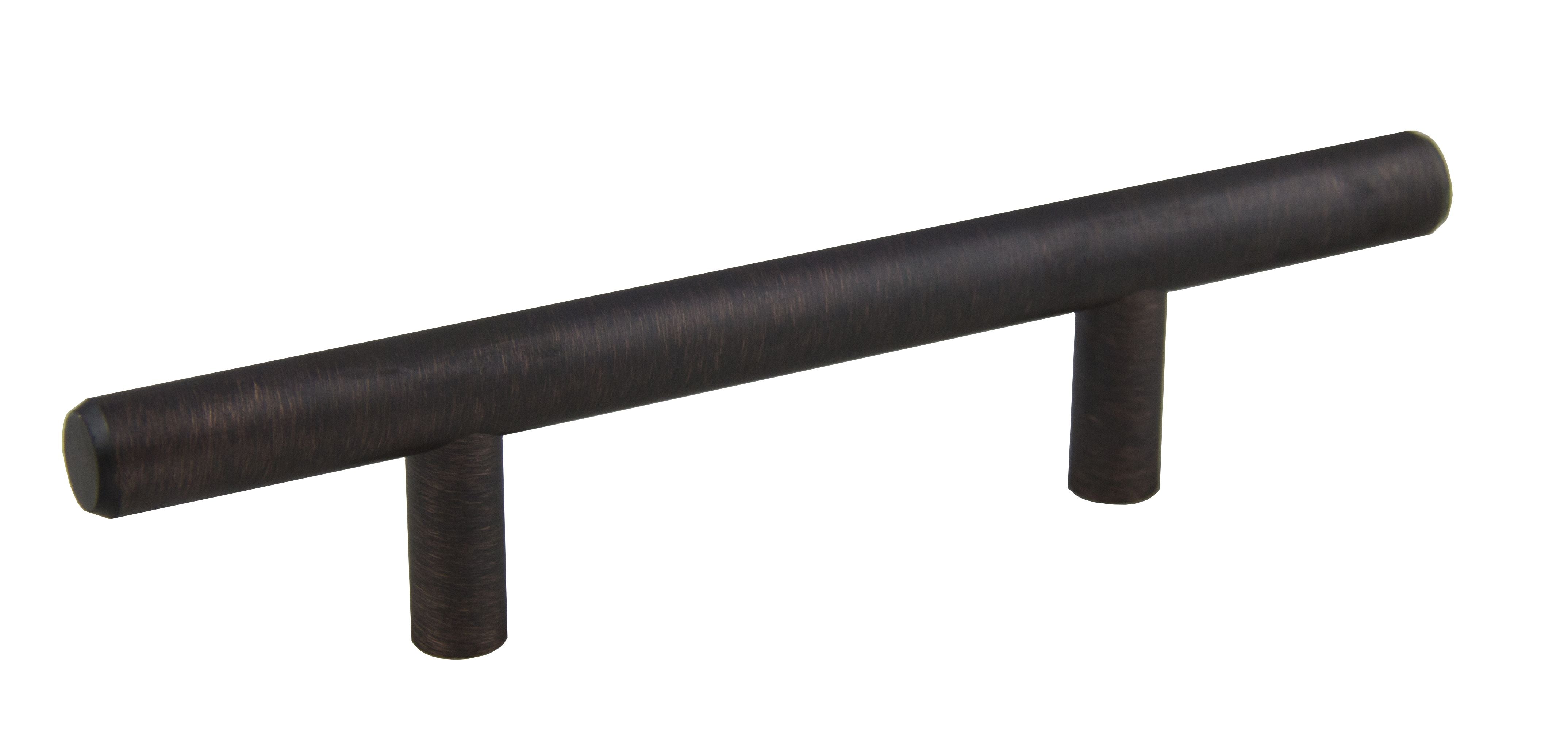 Pride Industrial P10610B 6" Bar Cabinet Pull with 3" Center to Center Oil Rubbed Bronze Finish Main image