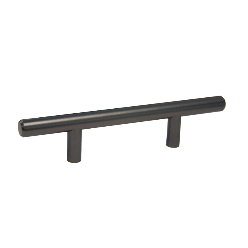 Pride Industrial P106DP 6" Bar Cabinet Pull with 3" Center to Center Dark Pewter Finish