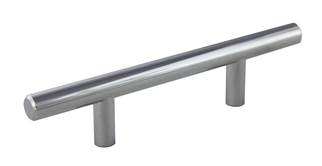 Pride Industrial - 6" Bar Cabinet Pull with 3" Center to Center - Polished Chrome