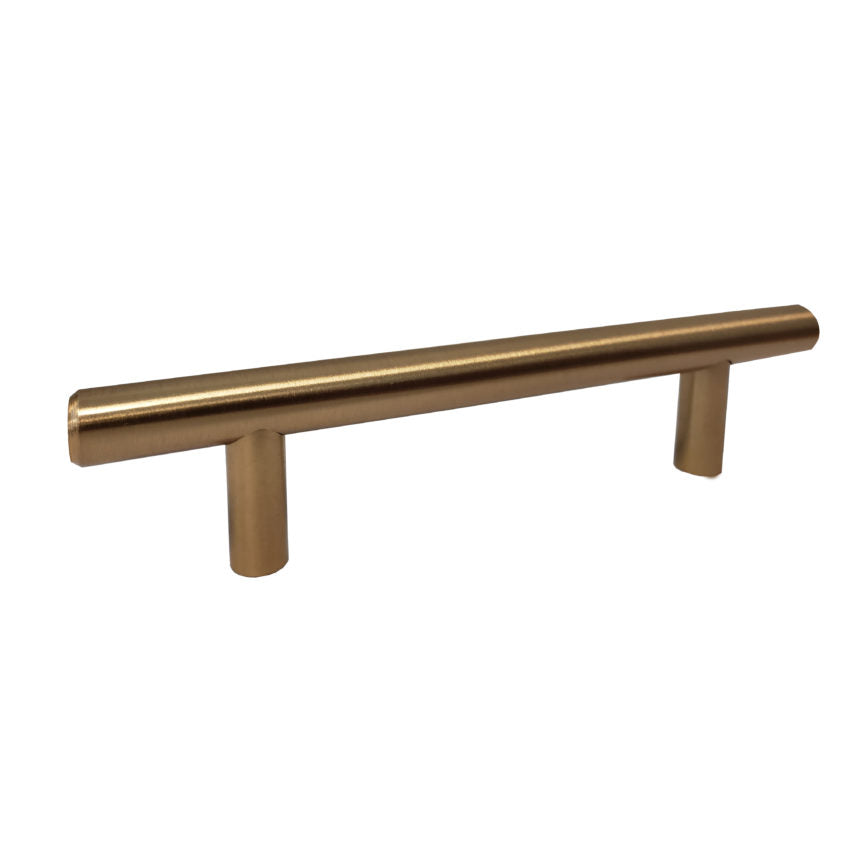 Pride Industrial P1096RG 6" Bar Cabinet Pull with 3-3/4" Center to Center Rose Gold Finish Main image