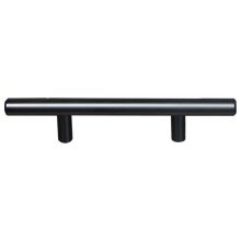 Pride Industrial P110DP 10" Bar Cabinet Pull with 7" Center to Center Dark Pewter Finish Main image