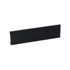Pride Industrial - 6" Aluminum Tab Cabinet Pull with 4-2/5" Center to Center - Matte Black
