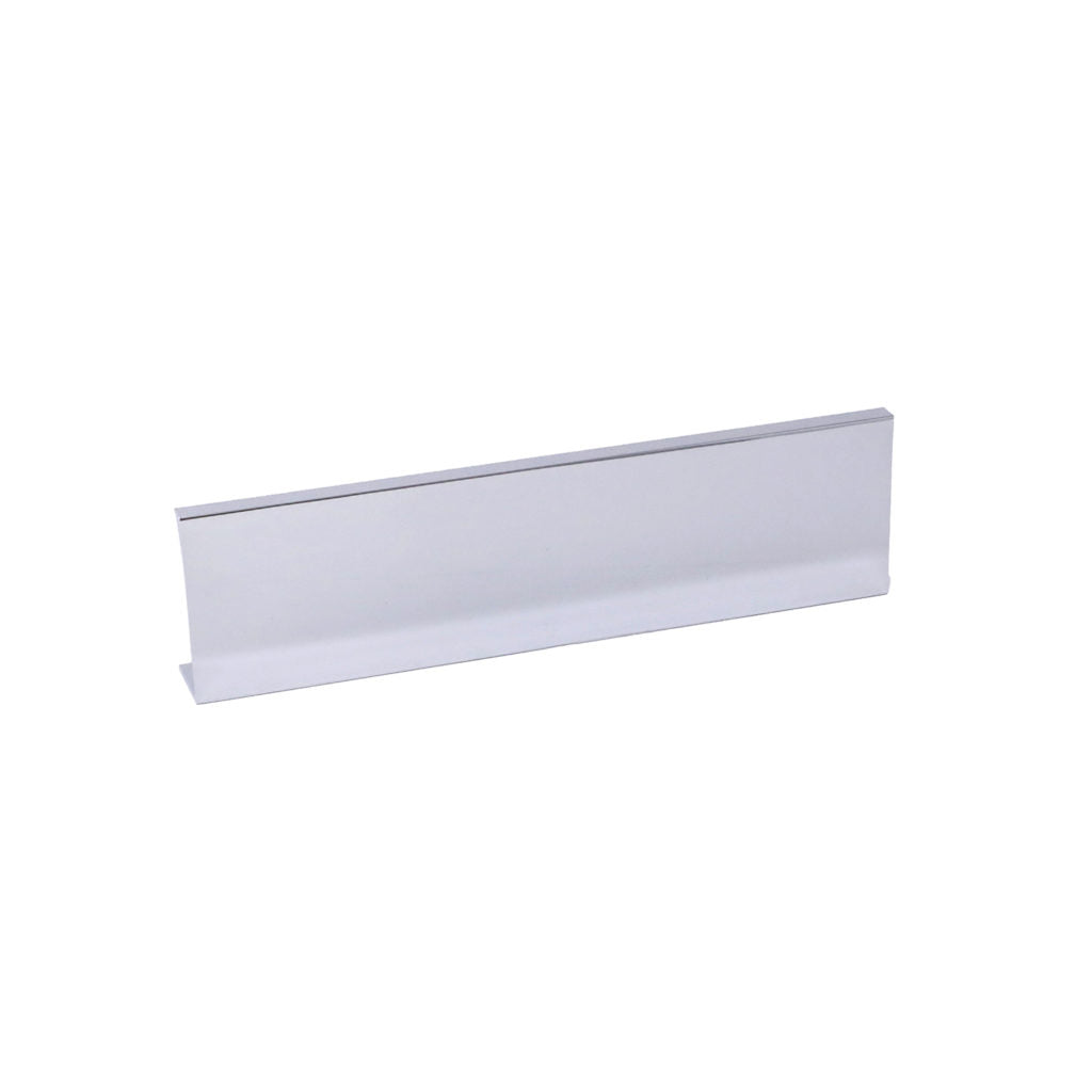 Pride Industrial P1806PC 6" Aluminum Tab Cabinet Pull with 4-2/5" Center to Center Polished Chrome Finish Main image