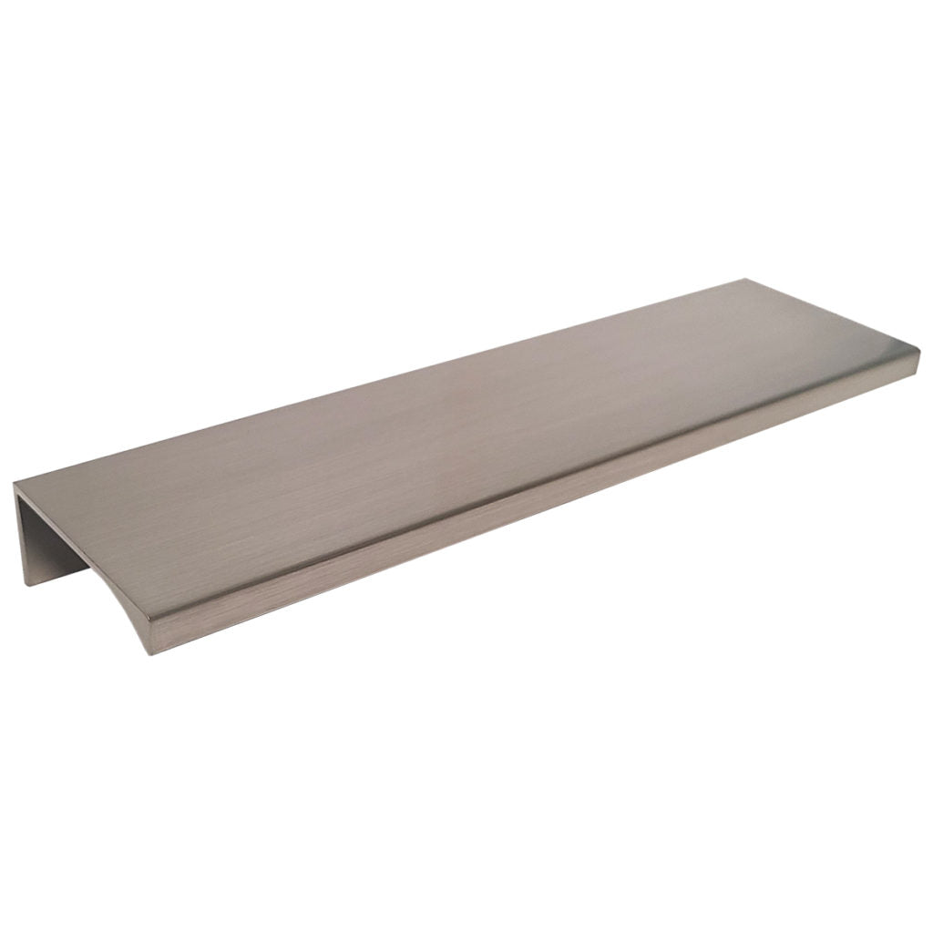 Pride Industrial P1806SN 6" Aluminum Tab Cabinet Pull with 4-2/5" Center to Center Satin Nickel Finish Main image