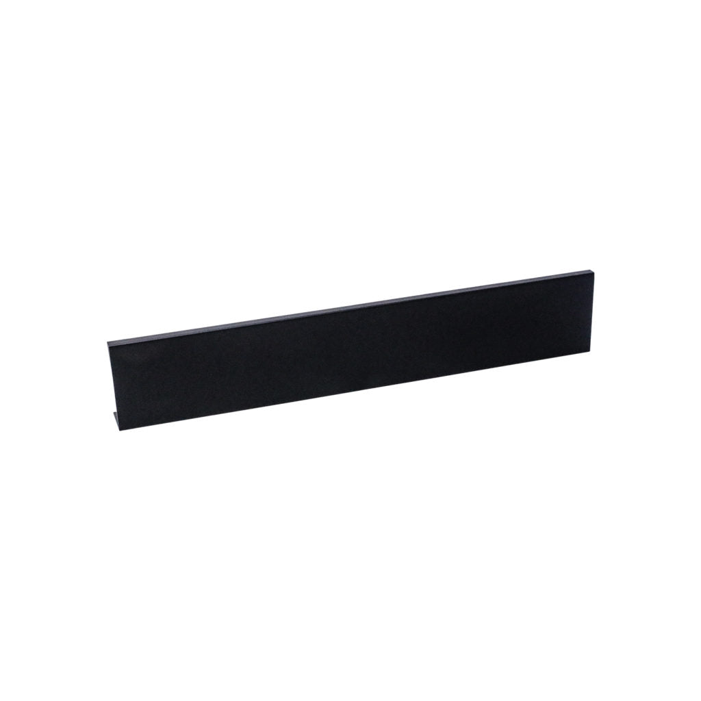 Pride Industrial P1809BK 9" Aluminum Tab Cabinet Pull with 7-1/5" Center to Center Matte Black Finish