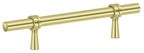 Deltana - Adjustable Pull 6-1/2" - Bright Brass