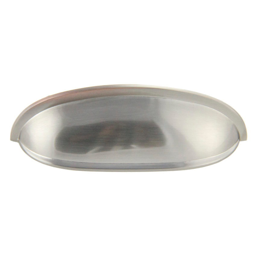 Pride Industrial P80753SN 4-1/2" Bin Cabinet Pull with 3" Center to Center Satin Nickel Finish