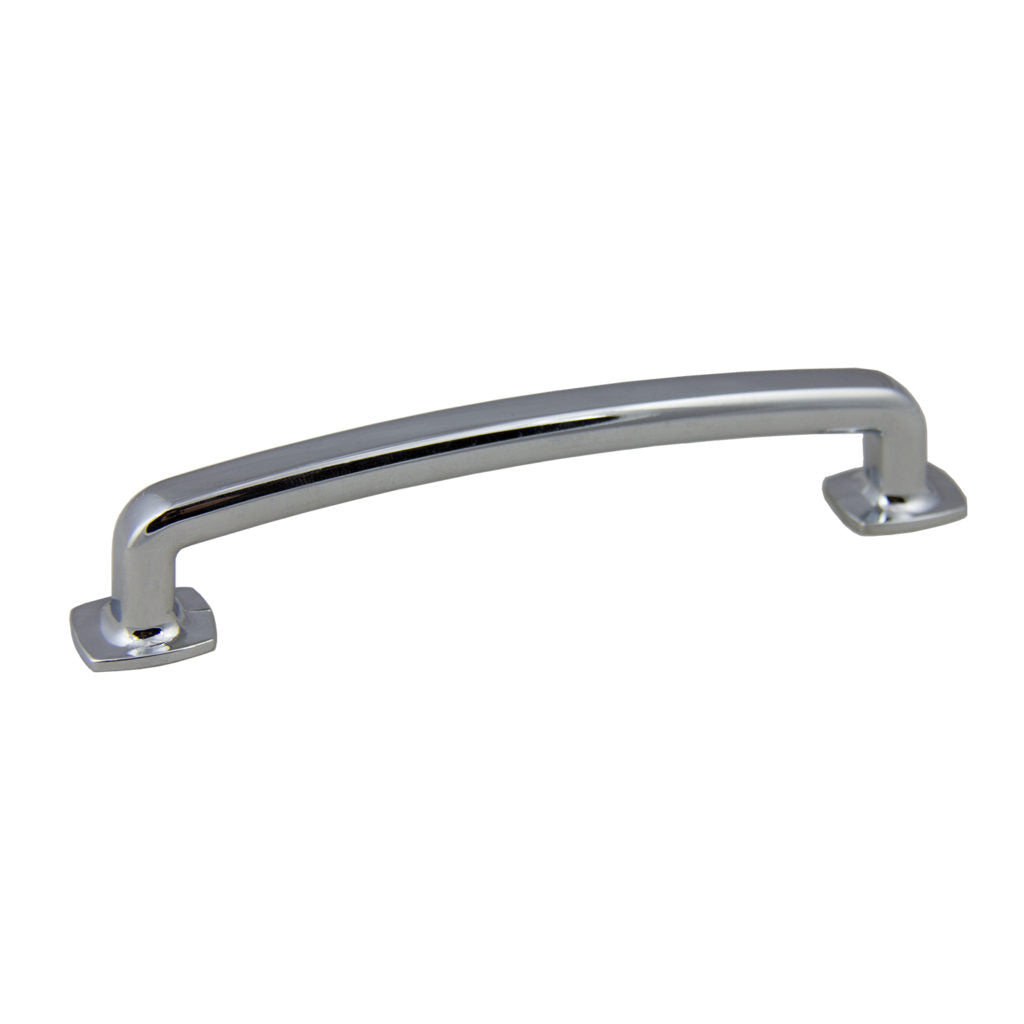 Pride Industrial P86374PC 5-3/4" Vail Cabinet Pull with 5" Center to Center Polished Chrome Finish Main image