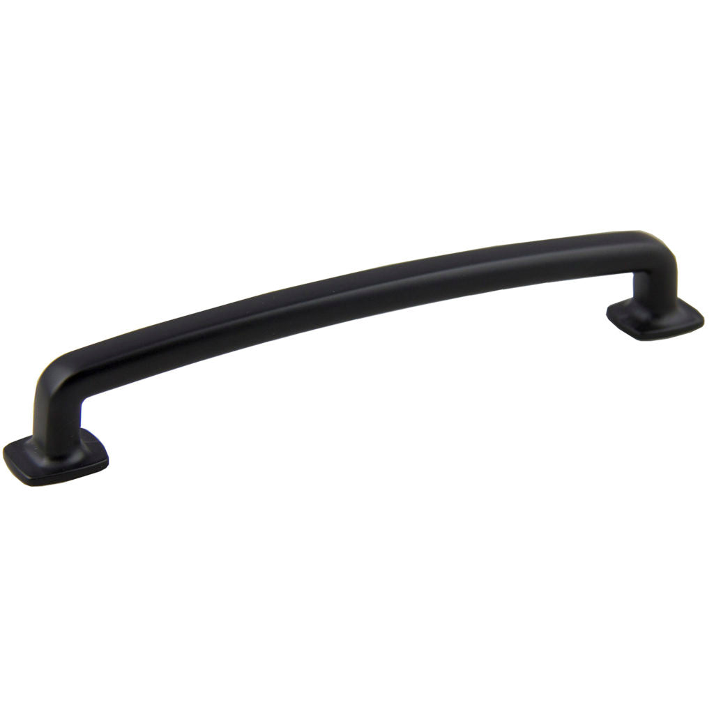 Pride Industrial P86375BK 7" Vail Cabinet Pull with 6-3/10" Center to Center  Matte Black Finish