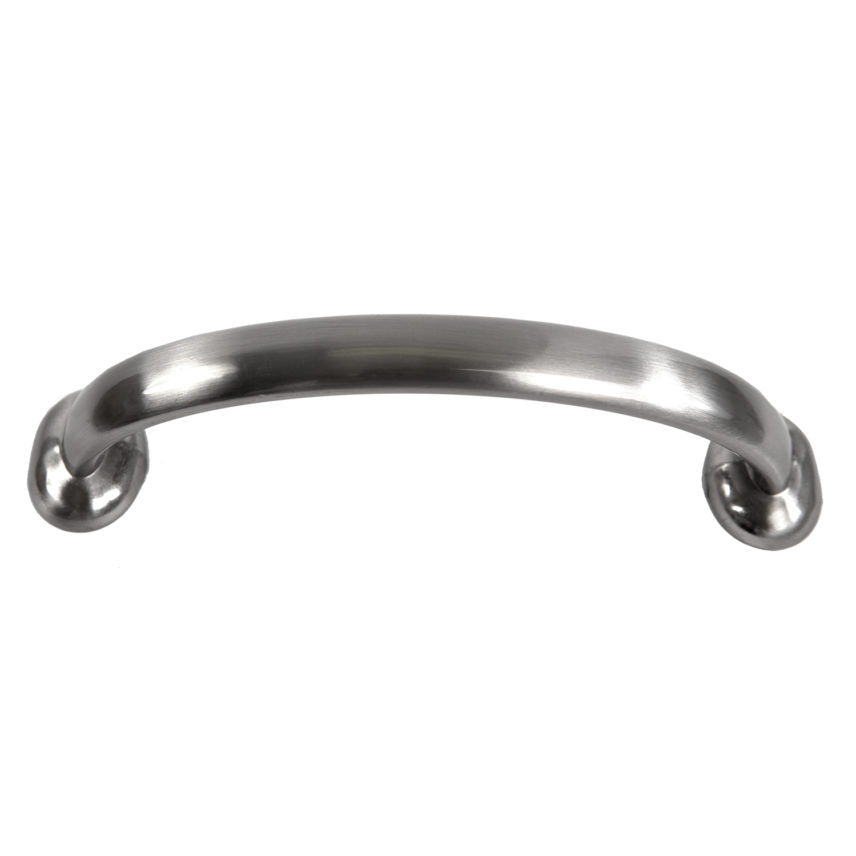 Pride Industrial P87215SN 4-1/4" Deco Cabinet Pull with 3-3/4" Center to Center Satin Nickel Finish Main image