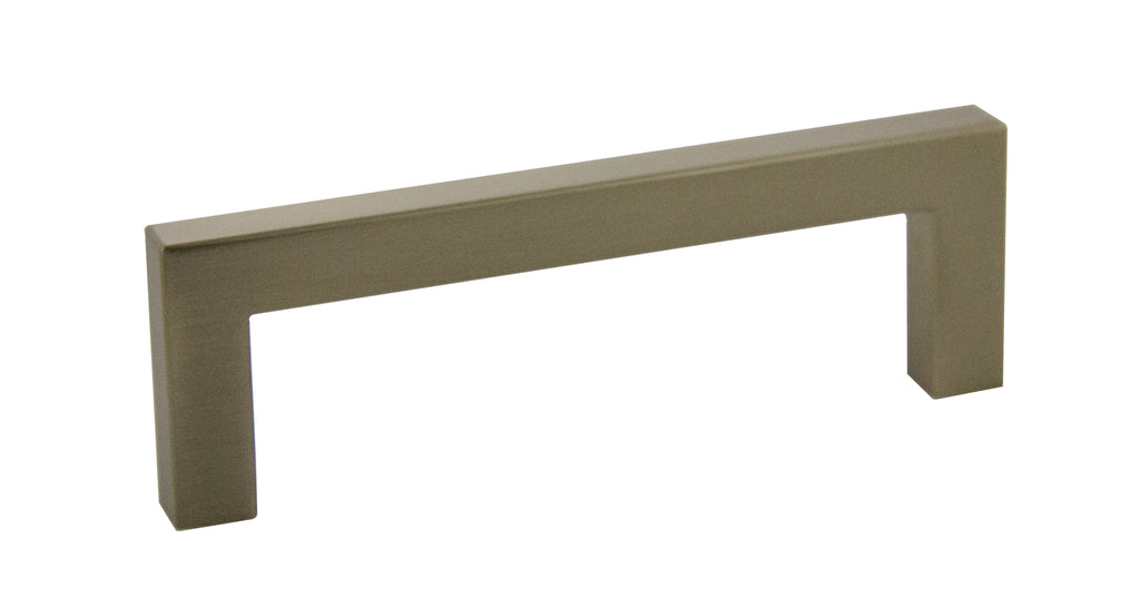 Pride Industrial - 4-1/4" Modern Square Cabinet Pull with 3-3/4" Center to Center - Rose Gold