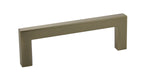 Pride Industrial - 4-1/4" Modern Square Cabinet Pull with 3-3/4" Center to Center - Rose Gold