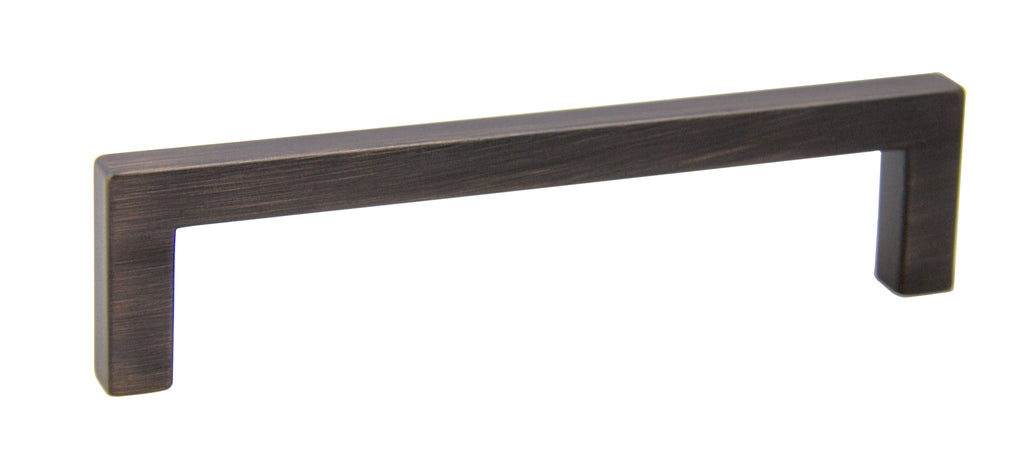 Pride Industrial - 5-1/2" Modern Square Cabinet Pull with 5" Center to Center - Oil Rubbed Bronze