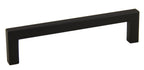 Pride Industrial - 5-1/2" Modern Square Cabinet Pull with 5" Center to Center - Matte Black