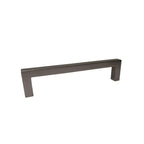 Pride Industrial - 5-1/2" Modern Square Cabinet Pull with 5" Center to Center - Dark Pewter