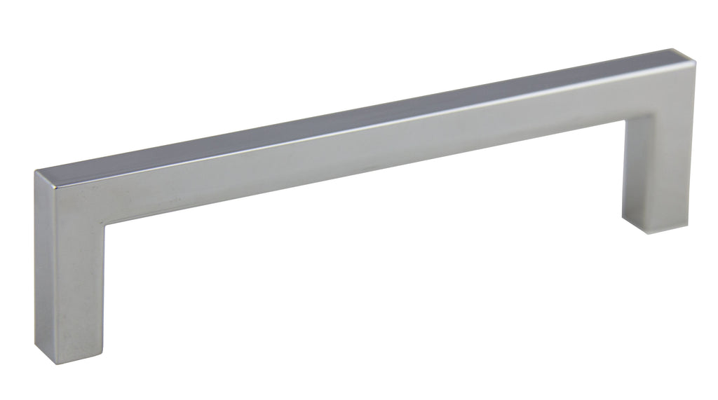 Pride Industrial - 5-1/2" Modern Square Cabinet Pull with 5" Center to Center - Polished Chrome