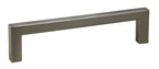 Pride Industrial - 5-1/2" Modern Square Cabinet Pull with 5" Center to Center - Satin Nickel