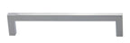 Pride Industrial - 6-3/8" Modern Square Cabinet Pull with 6-3/10" Center to Center - Polished Chrome