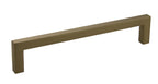 Pride Industrial - 6-3/8" Modern Square Cabinet Pull with 6-3/10" Center to Center - Rose Gold