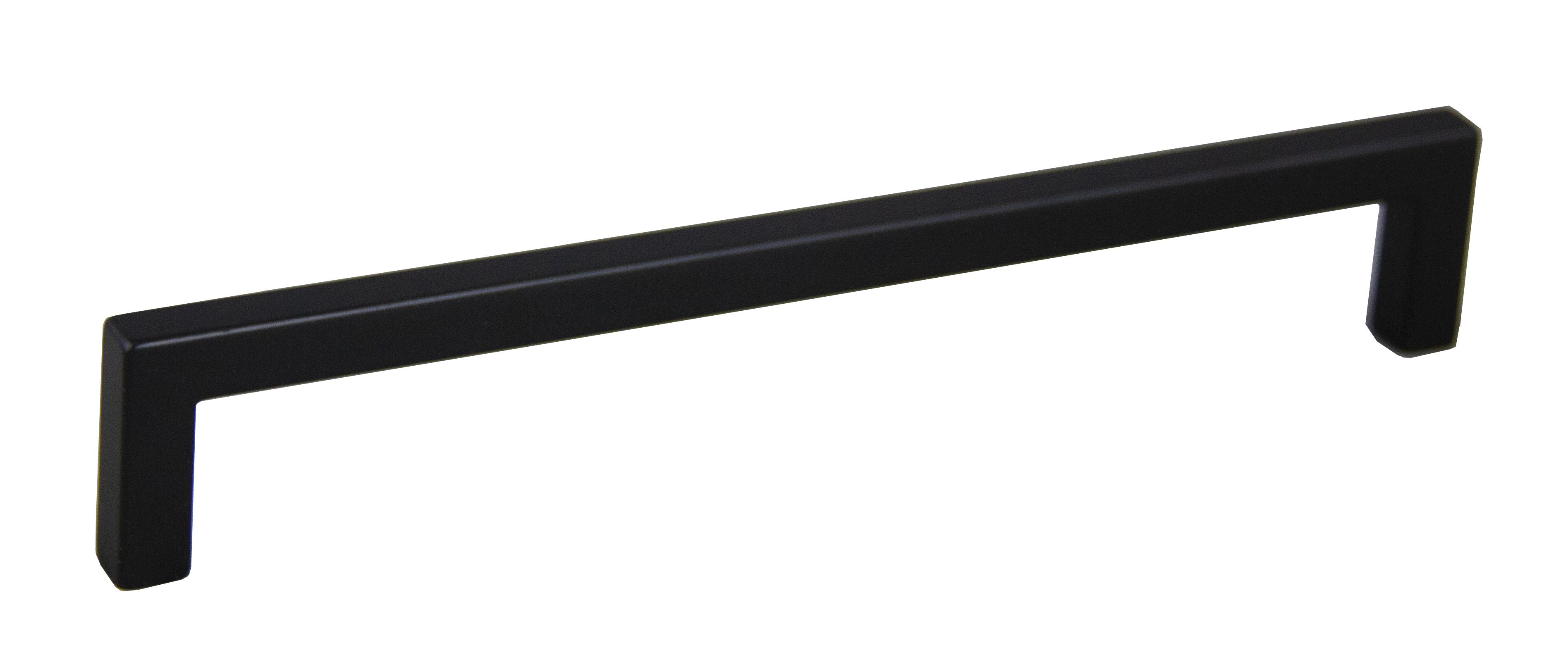 Pride Industrial - 8" Modern Square Cabinet Pull with 7-1/2" Center to Center Secondary image