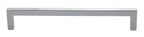 Pride Industrial - 8" Modern Square Cabinet Pull with 7-1/2" Center to Center - Polished Chrome