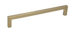 Pride Industrial - 8" Modern Square Cabinet Pull with 7-1/2" Center to Center - Rose Gold