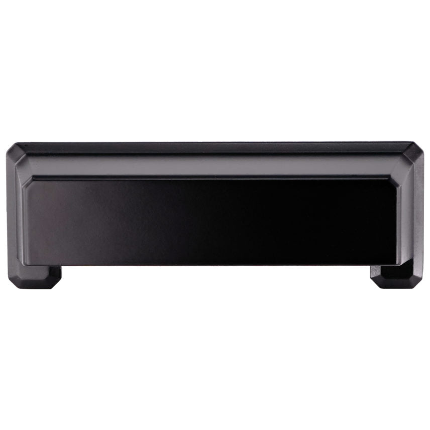 Pride Industrial P90396BK 3" and 3-3/4" Center to Center Charleston Cup Cabinet Pull Matte Black Finish