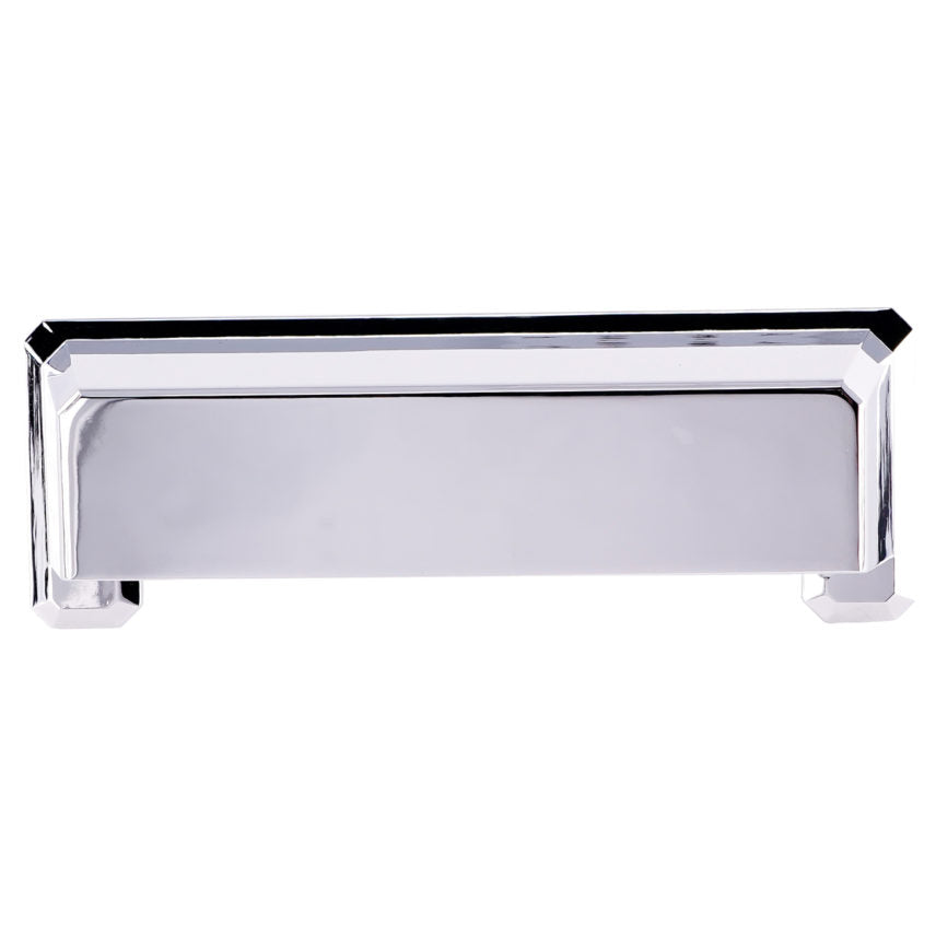 Pride Industrial P90396PC 3" and 3-3/4" Center to Center Charleston Cup Cabinet Pull Polished Chrome Finish Main image
