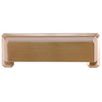 Pride Industrial - 3" and 3-3/4" Center to Center Charleston Cup Cabinet Pull - Rose Gold