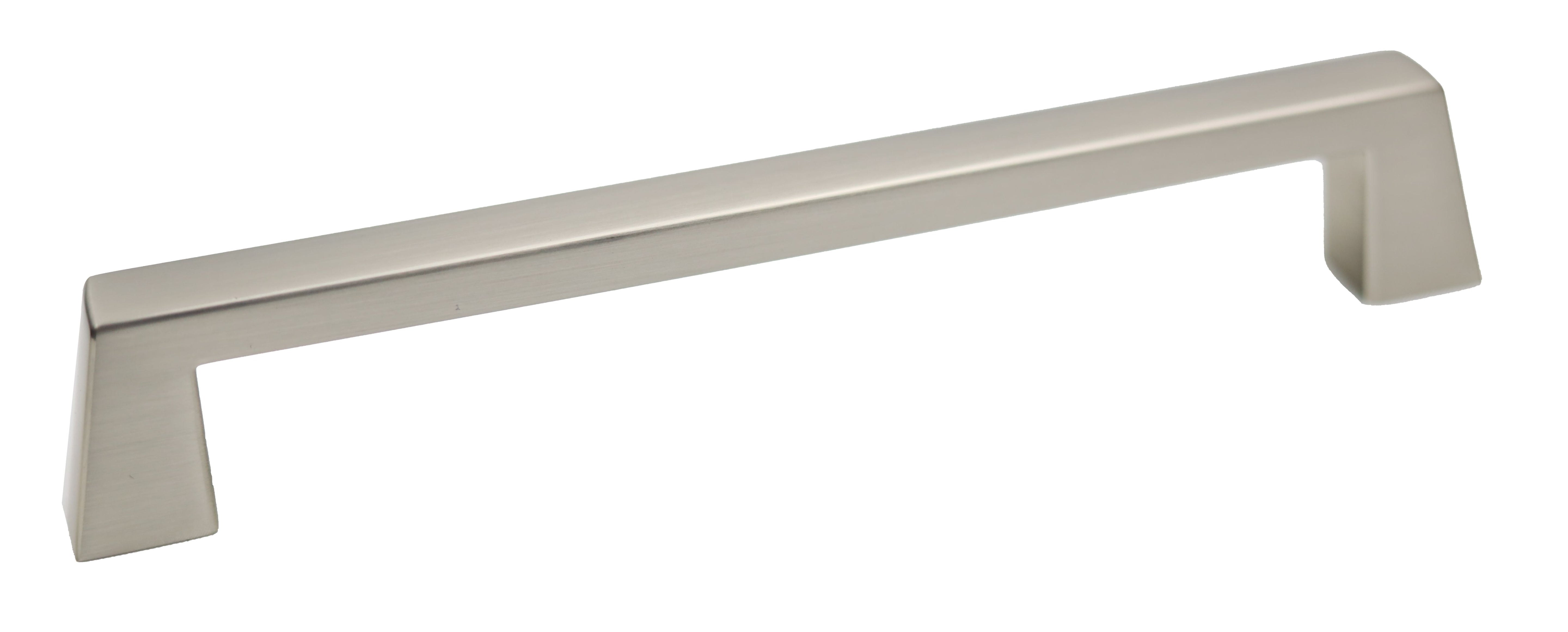 Pride Industrial P92838SN 7" Colorado Cabinet Pull with 6-3/10" Center to Center Satin Nickel Finish Main image