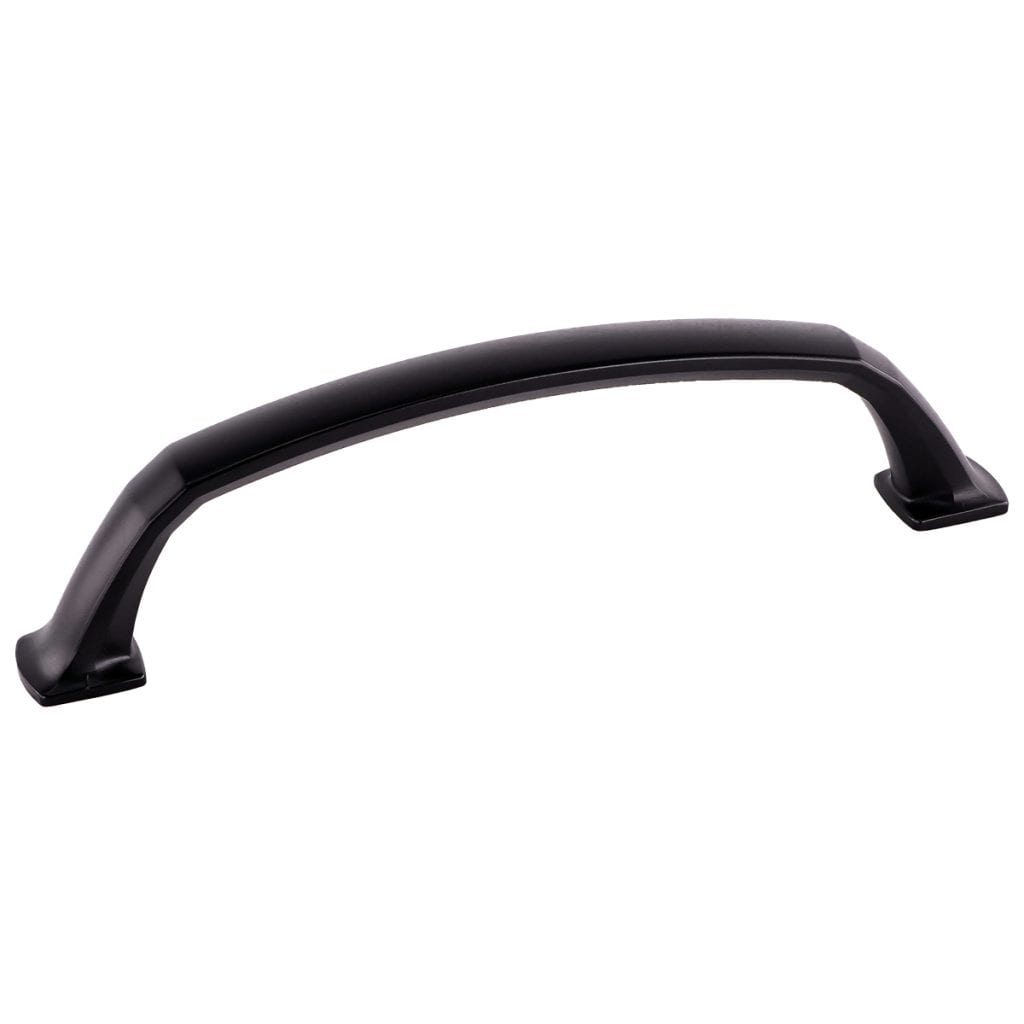 Pride Industrial P93128BK 5" Center to Center Madison Cabinet Pull Matte Black Finish Main image