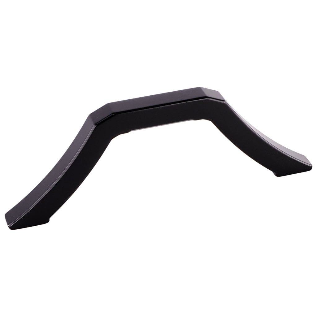 Pride Industrial P94096BK 3-3/4" Center to Center Milan Cabinet Pull Matte Black Finish
