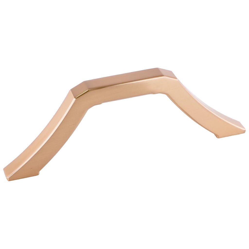 Pride Industrial P94096RG 3-3/4" Center to Center Milan Cabinet Pull Rose Gold Finish Main image
