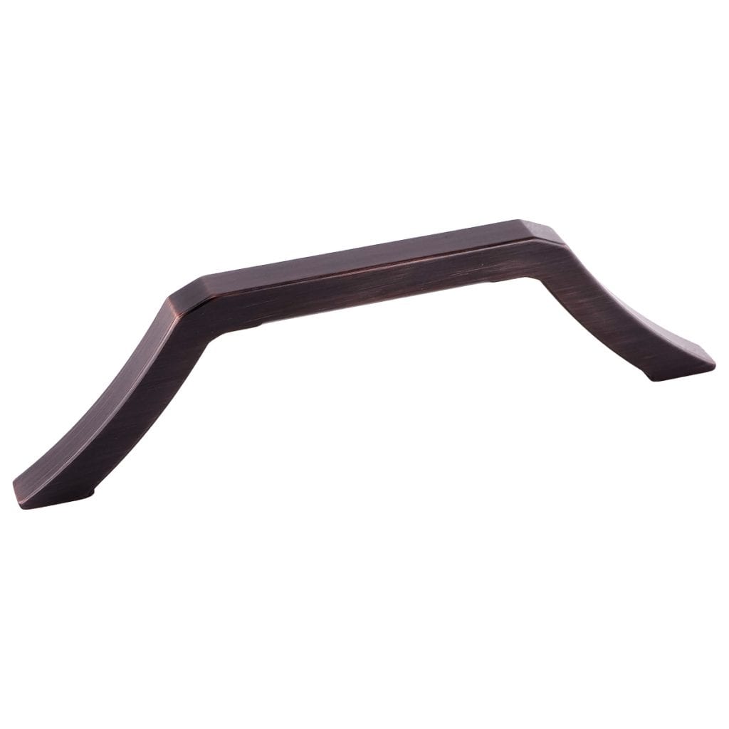 Pride Industrial P9412810B 5" Center to Center Milan Cabinet Pull Oil Rubbed Bronze Finish Main image