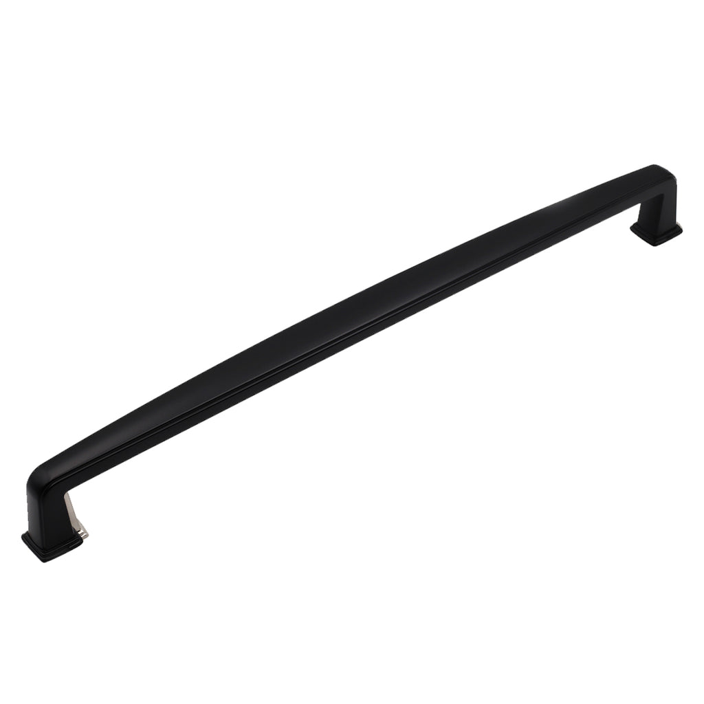 Pride Industrial - 12" Center to Center Charlotte Appliance Pull - Matte Black