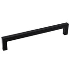 Pride Industrial - 12" Center to Center Modern Square Appliance Pull - Matte Black