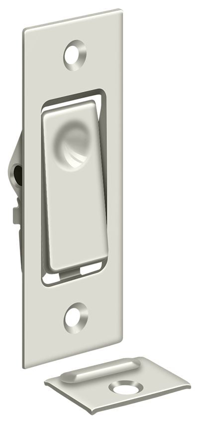 Deltana PDB42U14 Pocket Door Bolts; Jamb Bolt; Bright Nickel Finish Main image