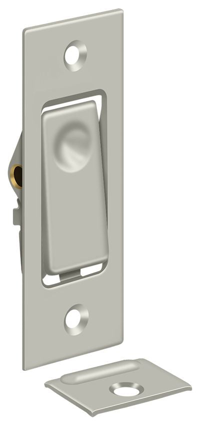 Deltana PDB42U15 Pocket Door Bolts; Jamb Bolt; Satin Nickel Finish