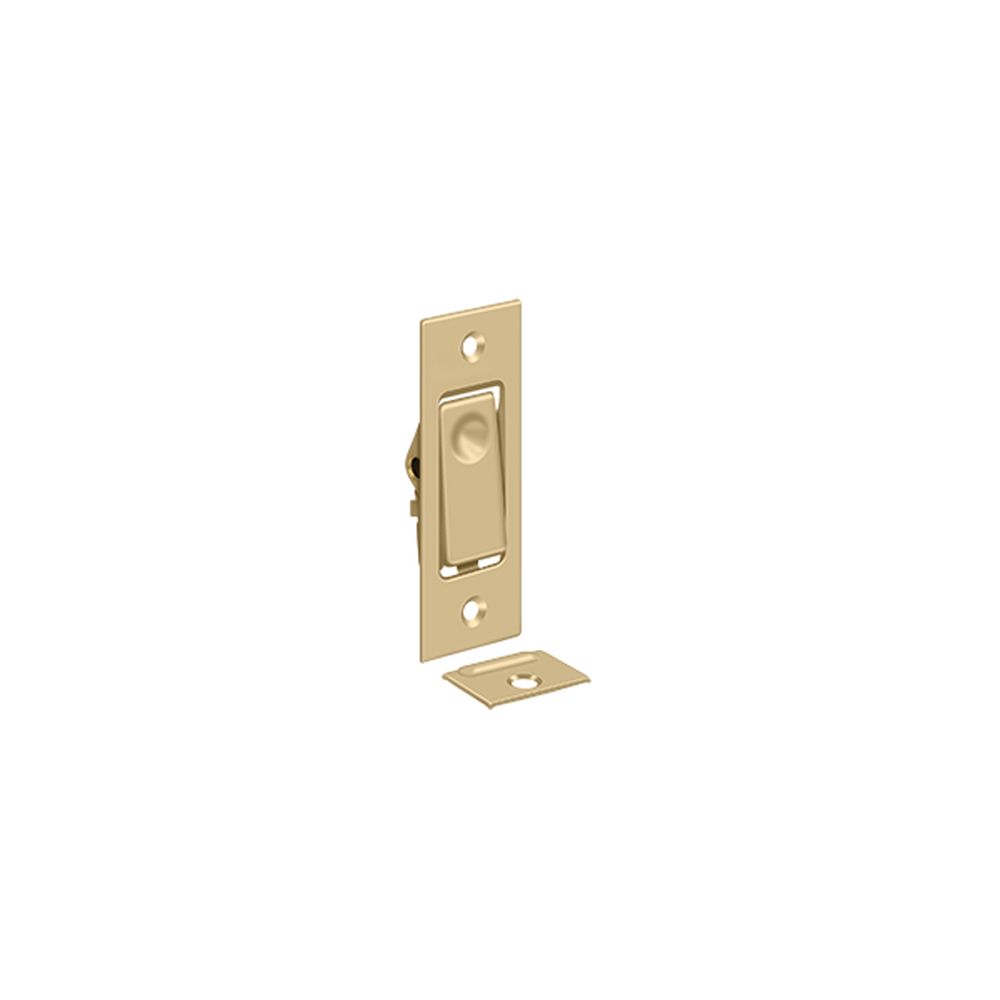 Deltana PDB42U4 Pocket Door Bolts; Jamb Bolt; Satin Brass Finish Main image