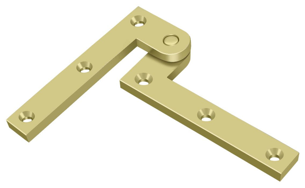 Deltana - 3-7/8" x 5/8" x 1-5/8" Hinge - Bright Brass